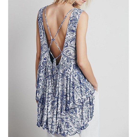 Free People Tops - RARE Free People Moonshine Tunic High Low Top XS